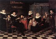 PALAMEDESZ, Antonie Family Portrait ga Germany oil painting reproduction
